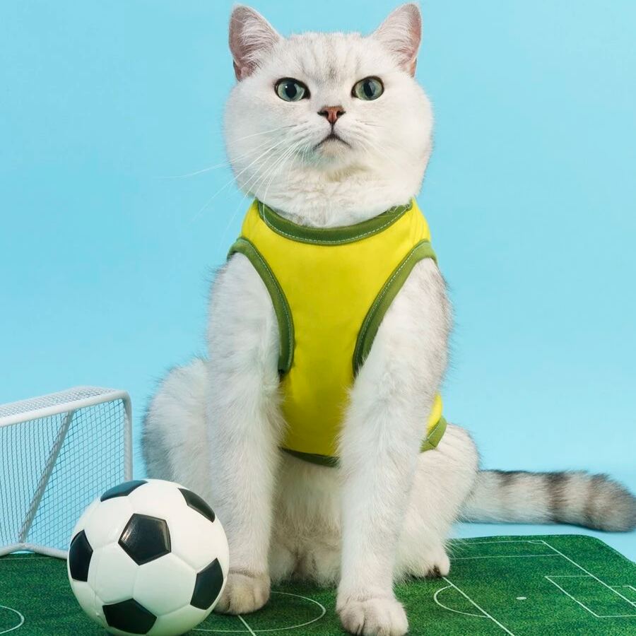 Brazil Flag Pattern Pet Tank Top