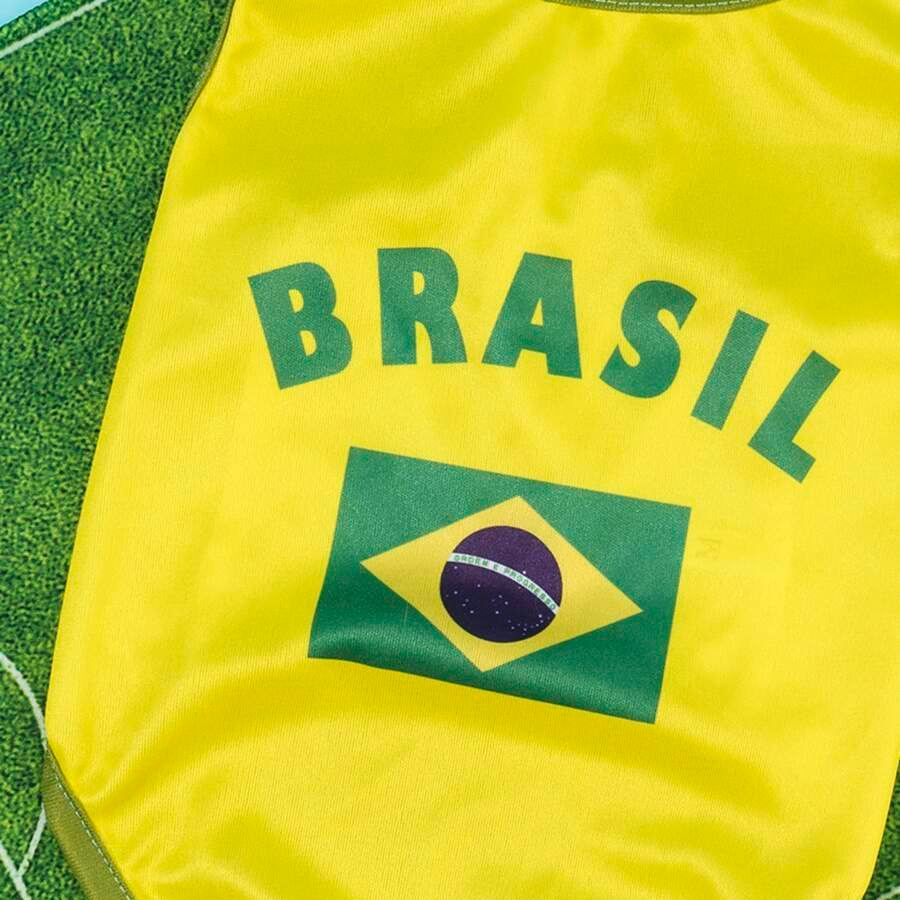 Brazil Flag Pattern Pet Tank Top