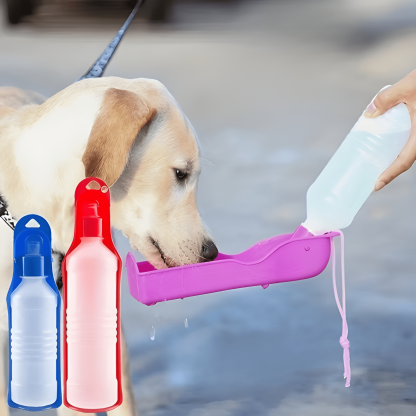 Portable Water Feeder With Foldable Design For Dogs