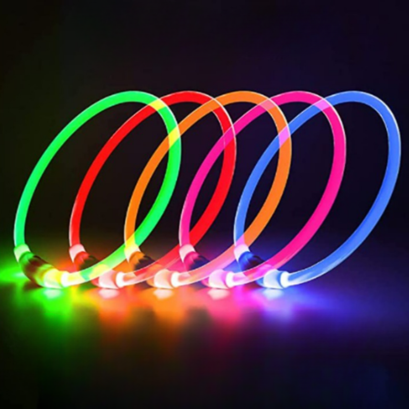 Detachable Glowing Led Light Luminous Leach-Ziggy Dog Training Collar