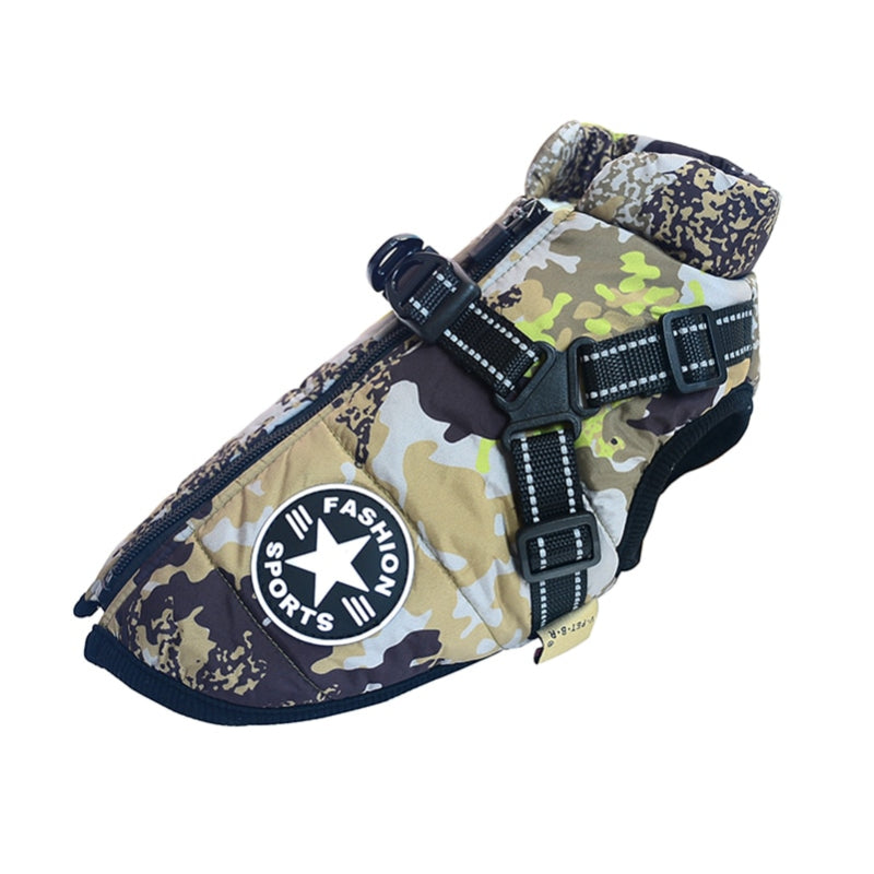 Dog Winter Clothing Fleece Waterproof Jacket-Ziggy Dog Training Collar