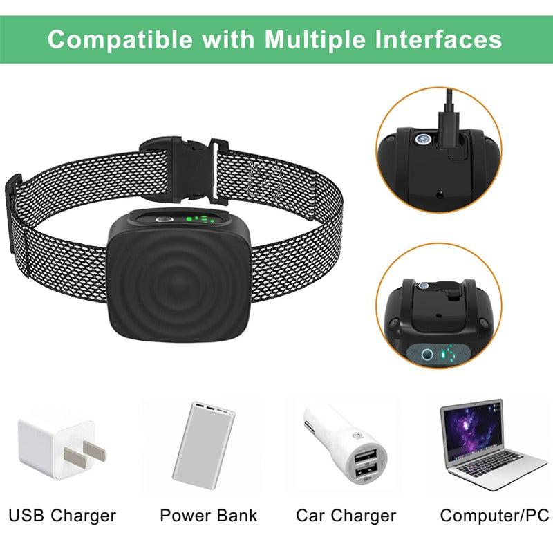 Pet Dogs USB Ultrasonic Anti Bark Device-Ziggy Dog Training Collar