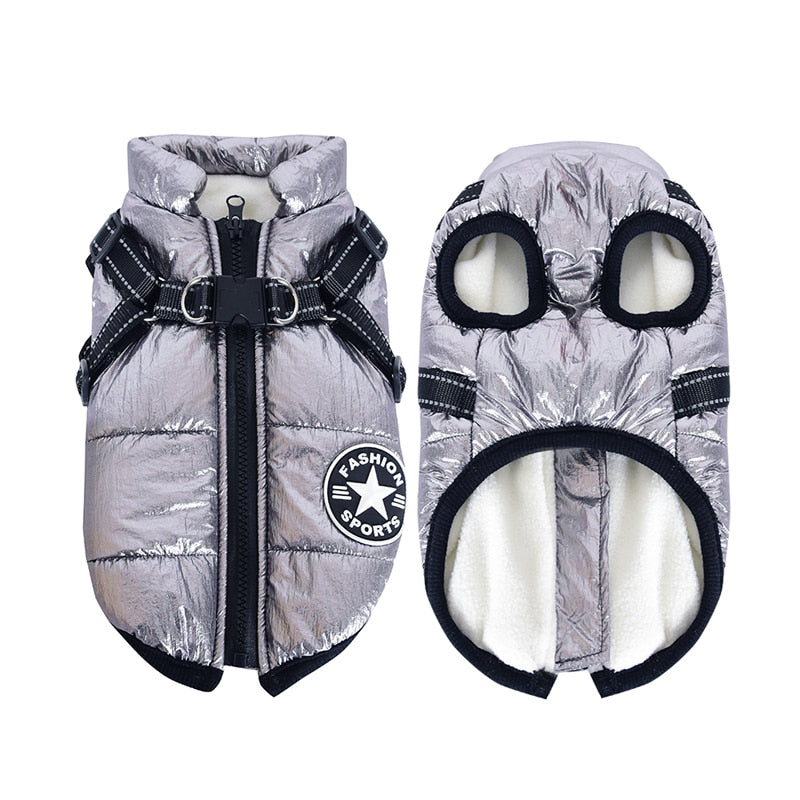 Dog Winter Clothing Fleece Waterproof Jacket-Ziggy Dog Training Collar