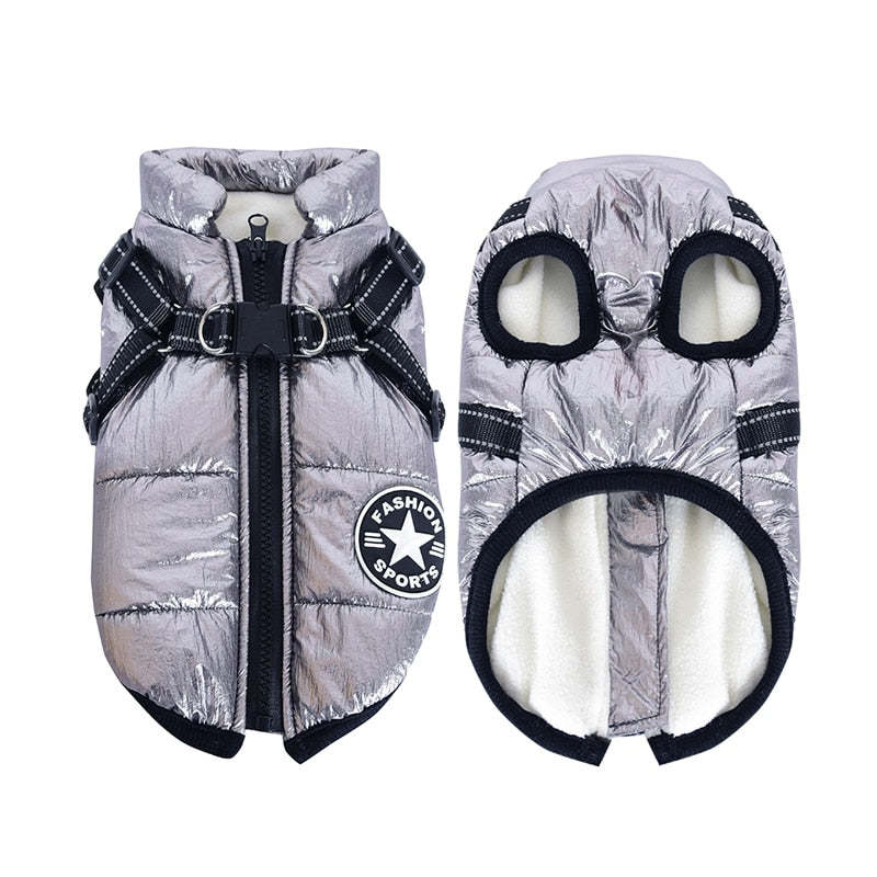 Dog Winter Clothing Fleece Waterproof Jacket-Ziggy Dog Training Collar