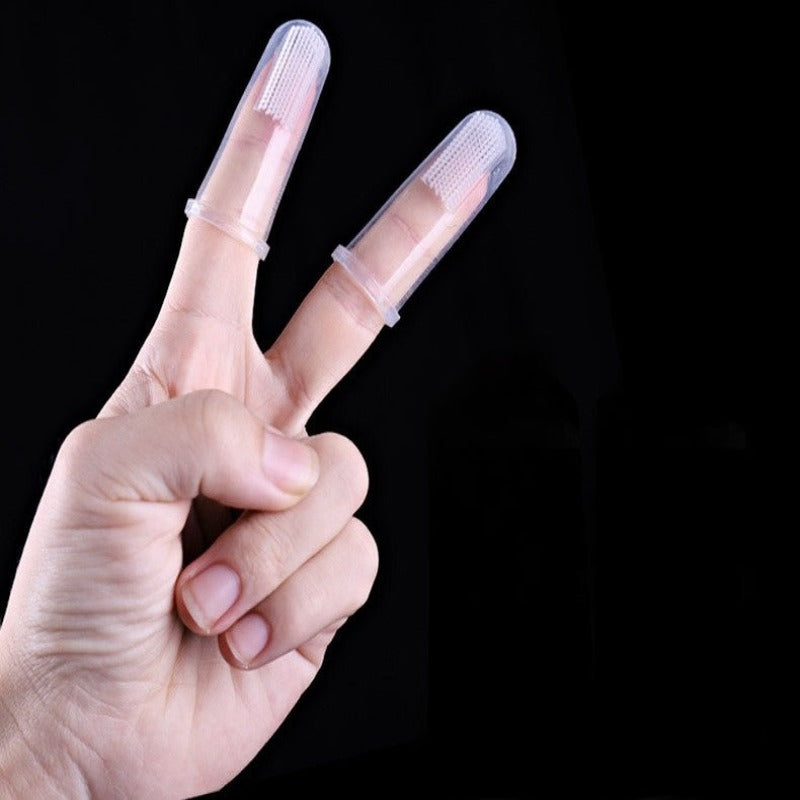 Pet Silicone Finger Cots Toothbrush-Ziggy Dog Training Collar