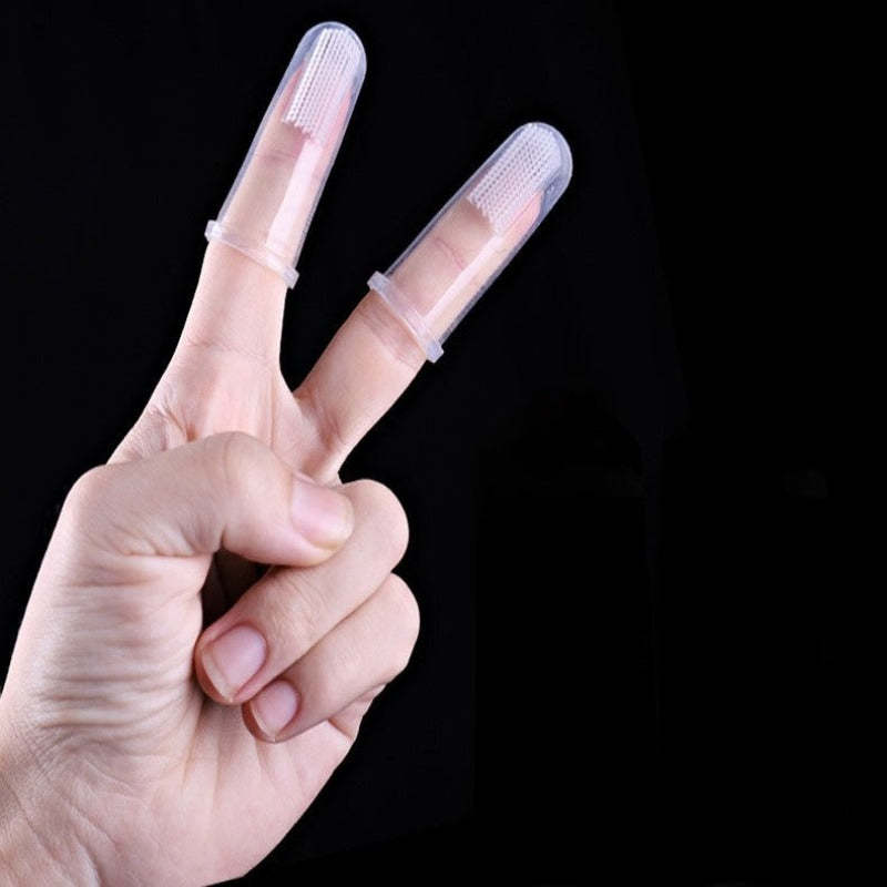 Pet Silicone Finger Cots Toothbrush-Ziggy Dog Training Collar