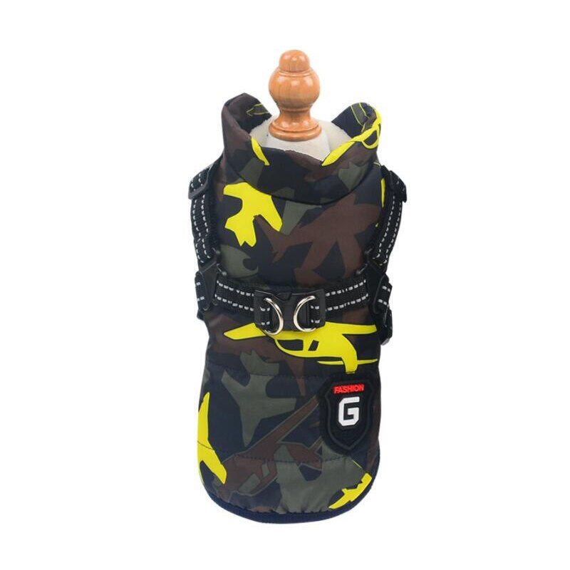 Dog Winter Clothing Fleece Waterproof Jacket-Ziggy Dog Training Collar