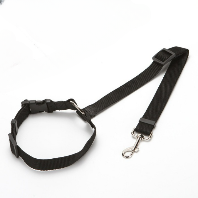 Adjustable Nylon Lead Leash Seat Belt-Ziggy Dog Training Collar