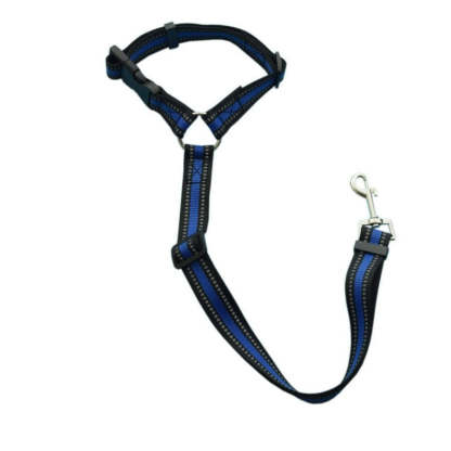 Adjustable Nylon Lead Leash Reflective Seat Belt-Ziggy Dog Training Collar