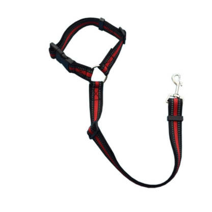 Adjustable Nylon Lead Leash Reflective Seat Belt-Ziggy Dog Training Collar