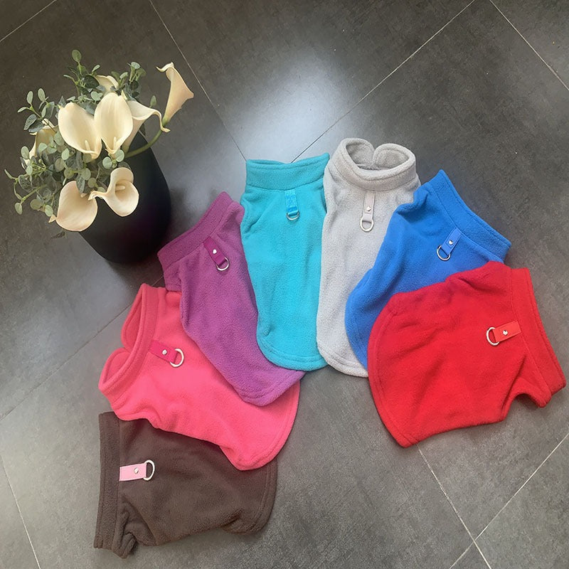 Winters Soft Fleece Jackets For Small Dogs-Ziggy Dog Training Collar