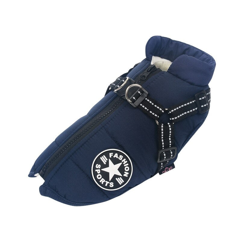 Dog Winter Clothing Fleece Waterproof Jacket-Ziggy Dog Training Collar