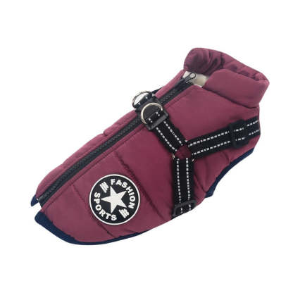 Dog Winter Clothing Fleece Waterproof Jacket-Ziggy Dog Training Collar