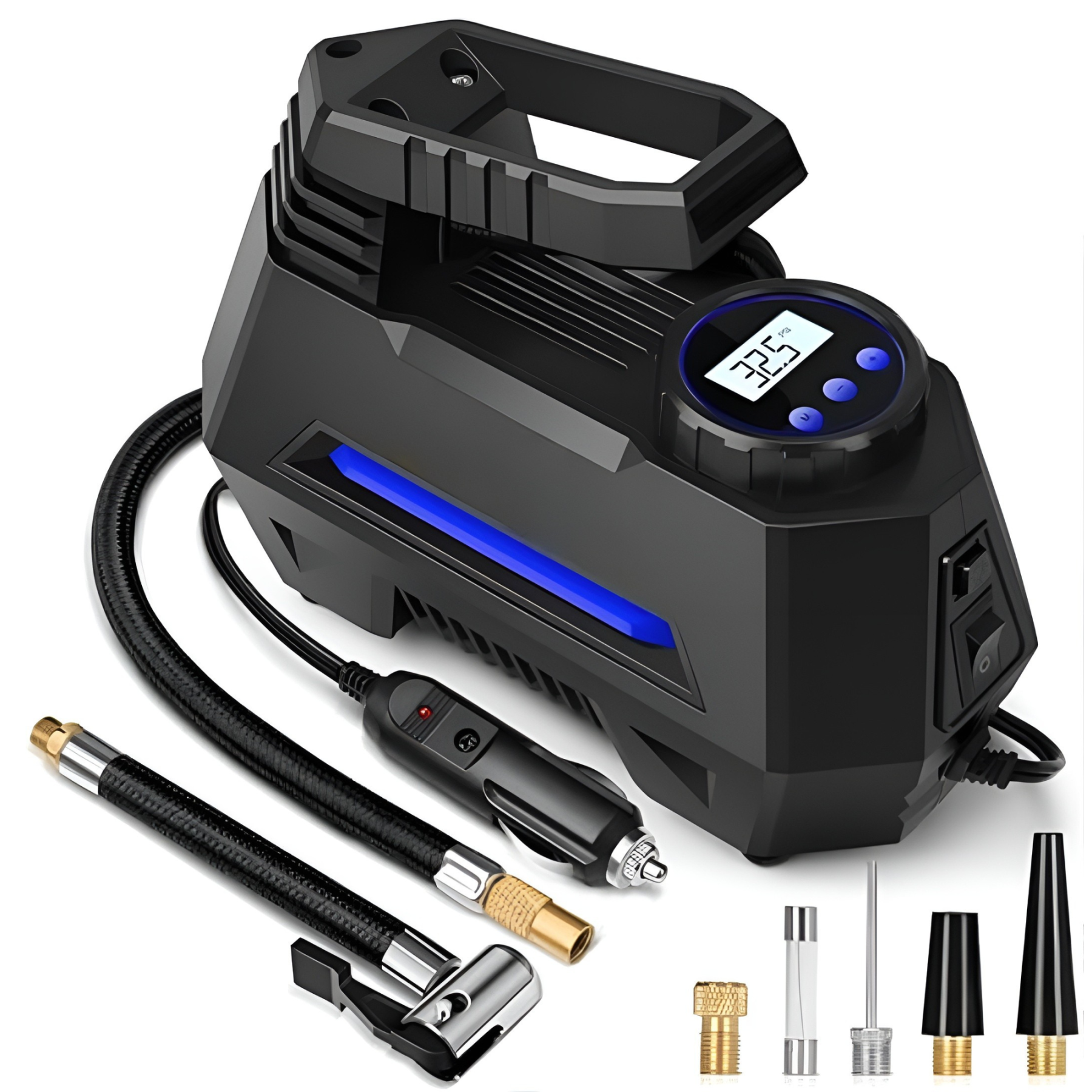 Digital Tire Inflator with LED Light
