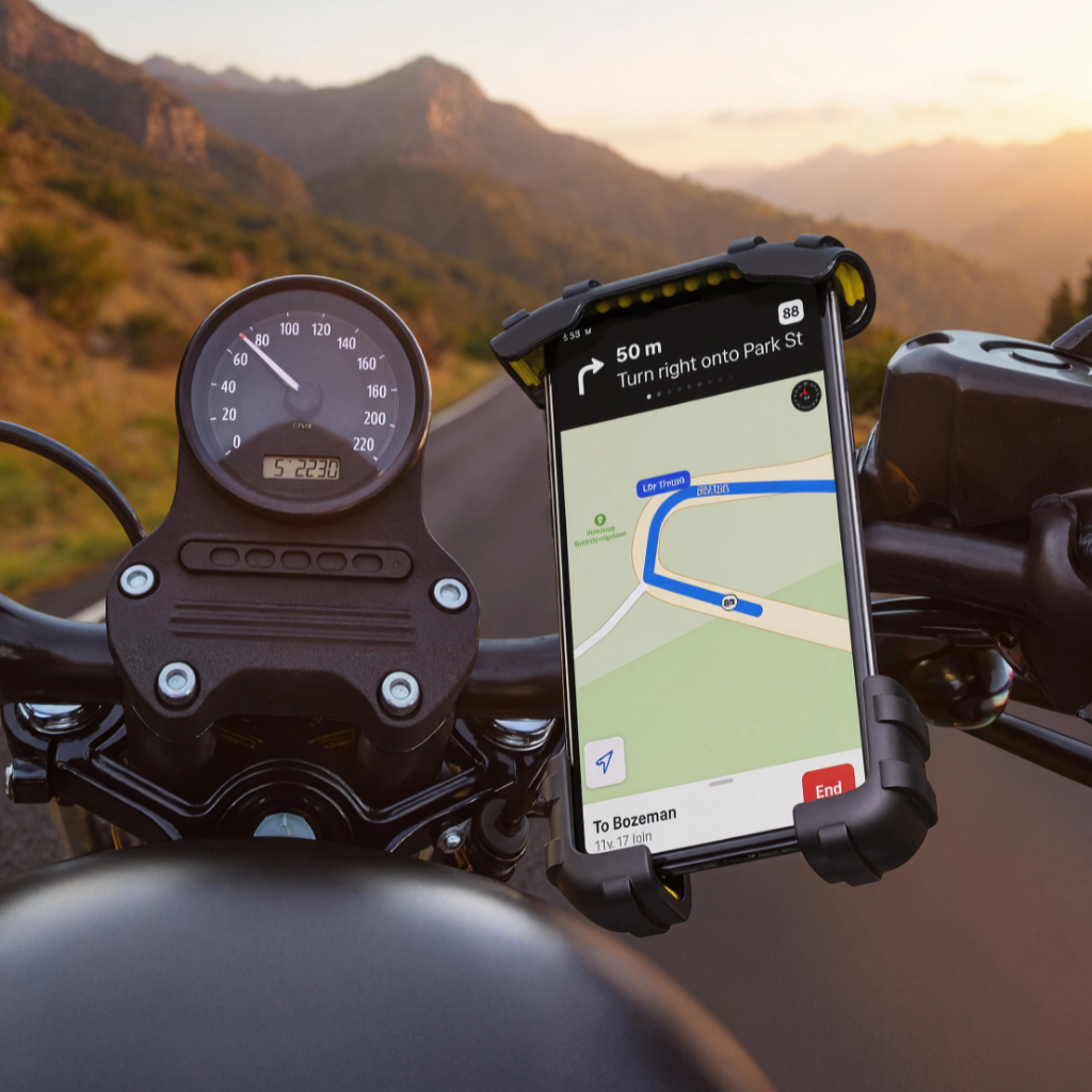 Bike Phone Motorcycle Mount Holder Handlebar Cell Phone Clamp