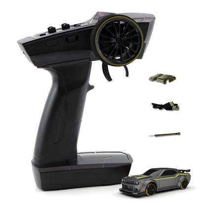 Mini RC Drift Car Set With USB C Charging-Wireless Car Play Tech