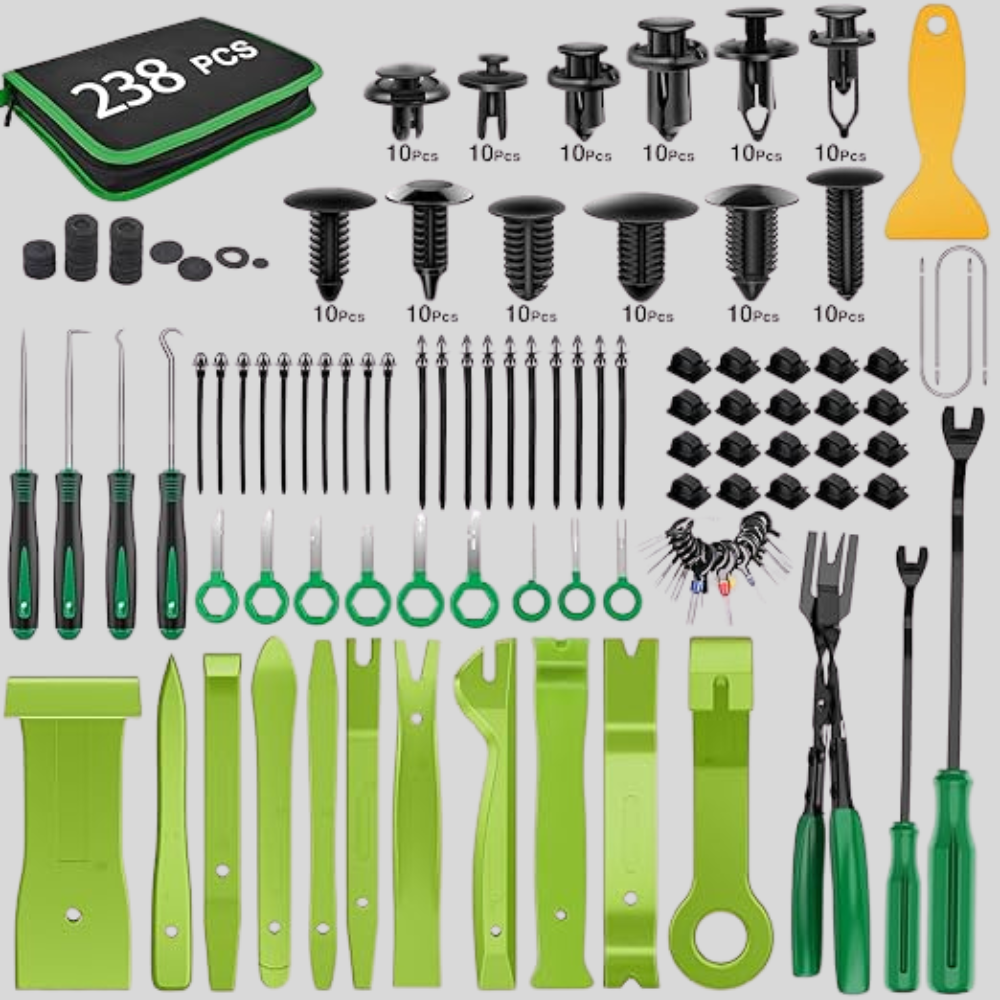 238 Pieces Bumper Retainer Clips Set