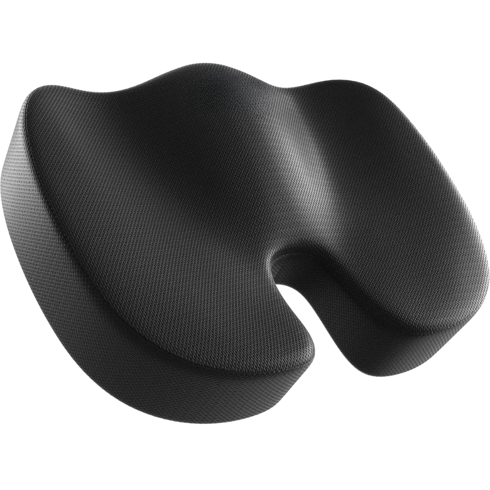 Memory Foam Seat Cushion For Car Desk Travel Support-Wireless Car Play Tech