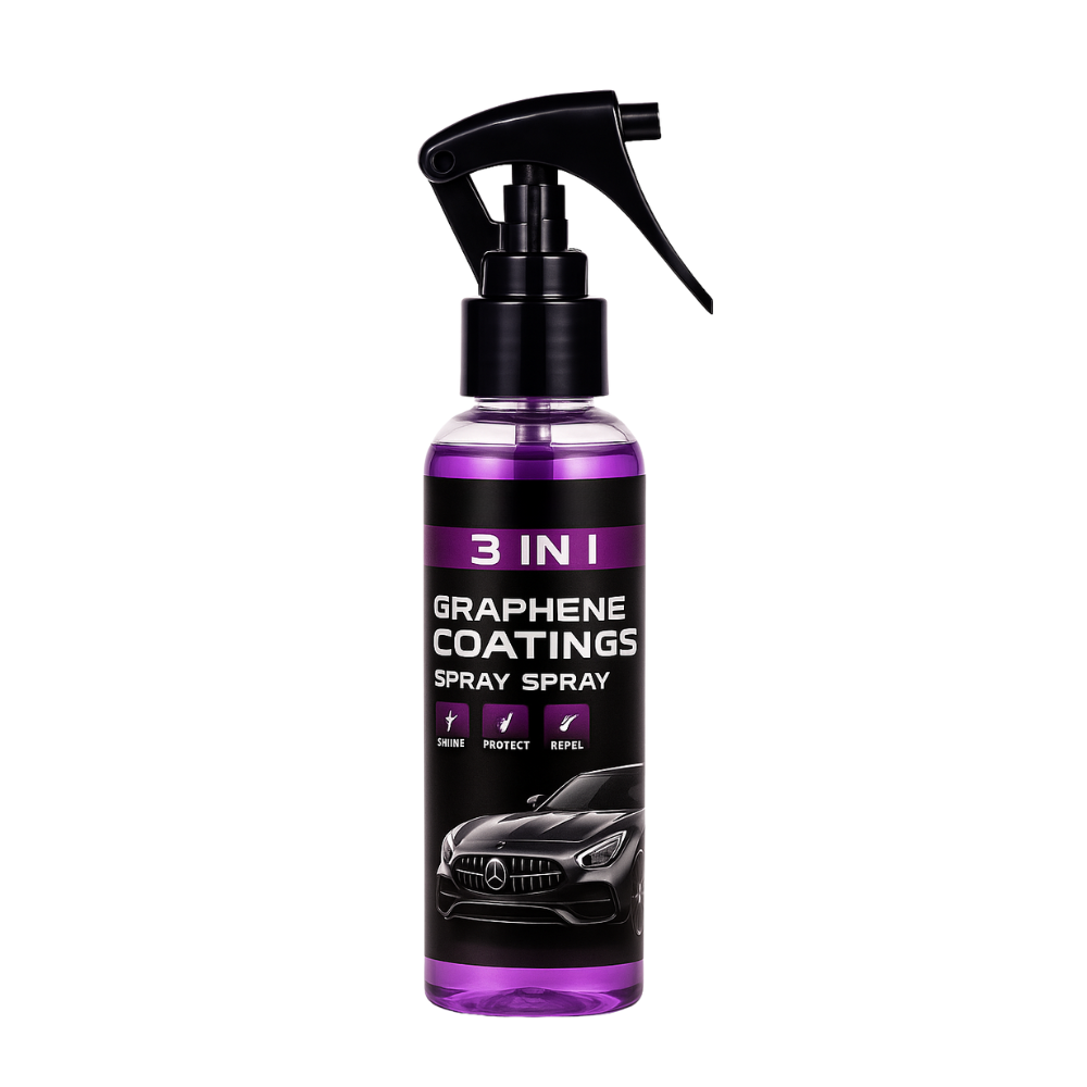 3 In 1 Vehicle Coating Spray For Shine Use-Wireless Car Play Tech