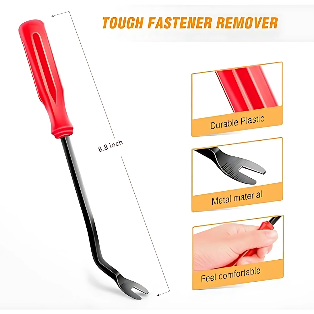 Assorted Auto Retainer Clips And Fastener With Removal Tool Kit-Wireless Car Play Tech