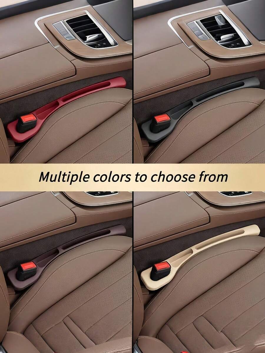 4/2pcs Car Seat Gap Filler Leak Proof And Anti-Drop For Storage Phone Key Small Items Multifunctional Seam Organizer Center Console Side Armrest Box Car Seat Gap Storage Men And Women Car Essential Accessories Car Interior Decorations - Multicolor - View 7