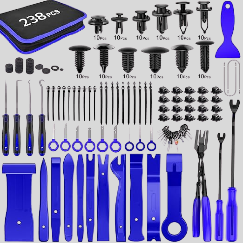 238 Pieces Bumper Retainer Clips Set