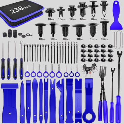 238 Pieces Bumper Retainer Clips Set
