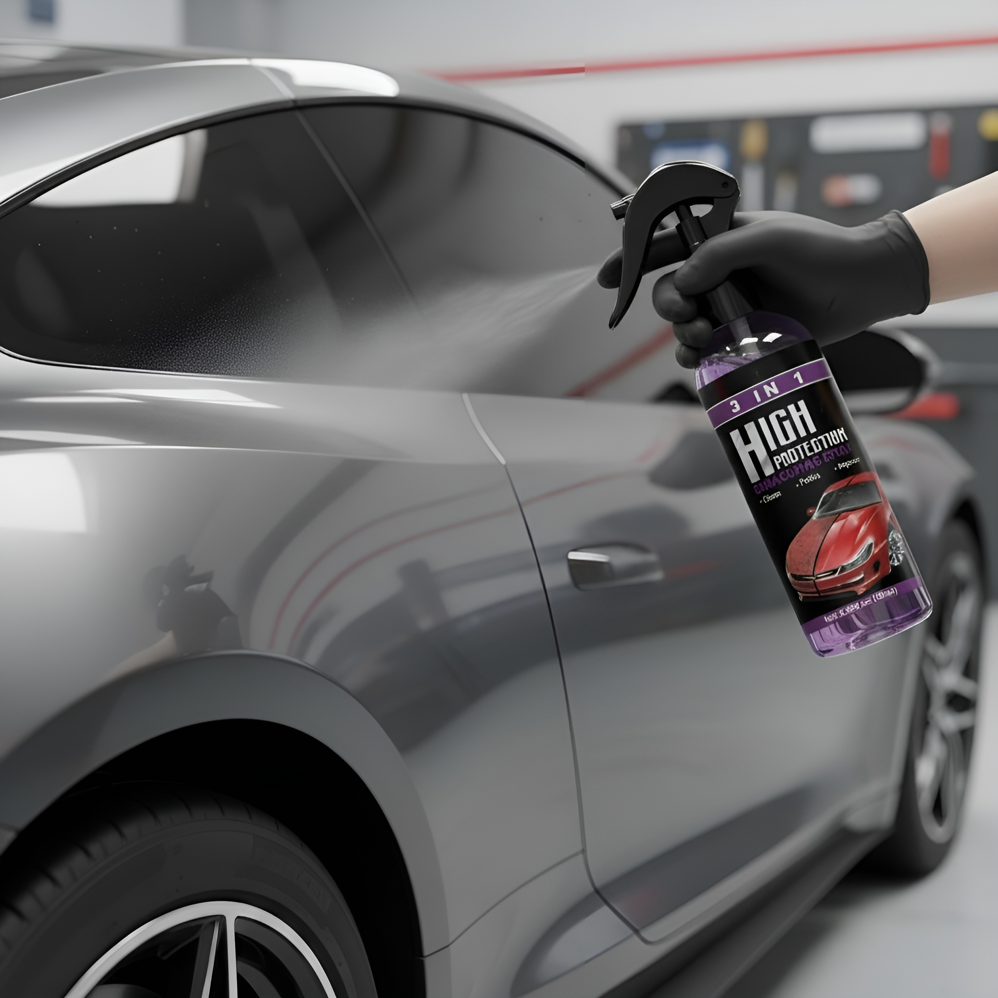 3 in 1 Car Polish Coating Spray