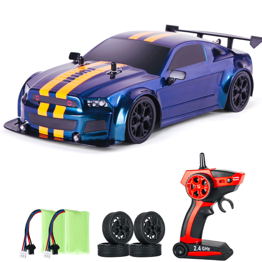 High Speed RC Drift Car With Racing And Drifting Tires-Wireless Car Play Tech