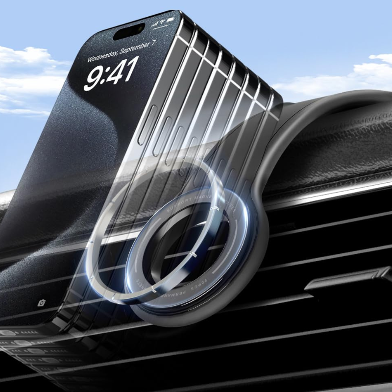 Magnetic Car Phone Mount-Wireless Car Play Tech