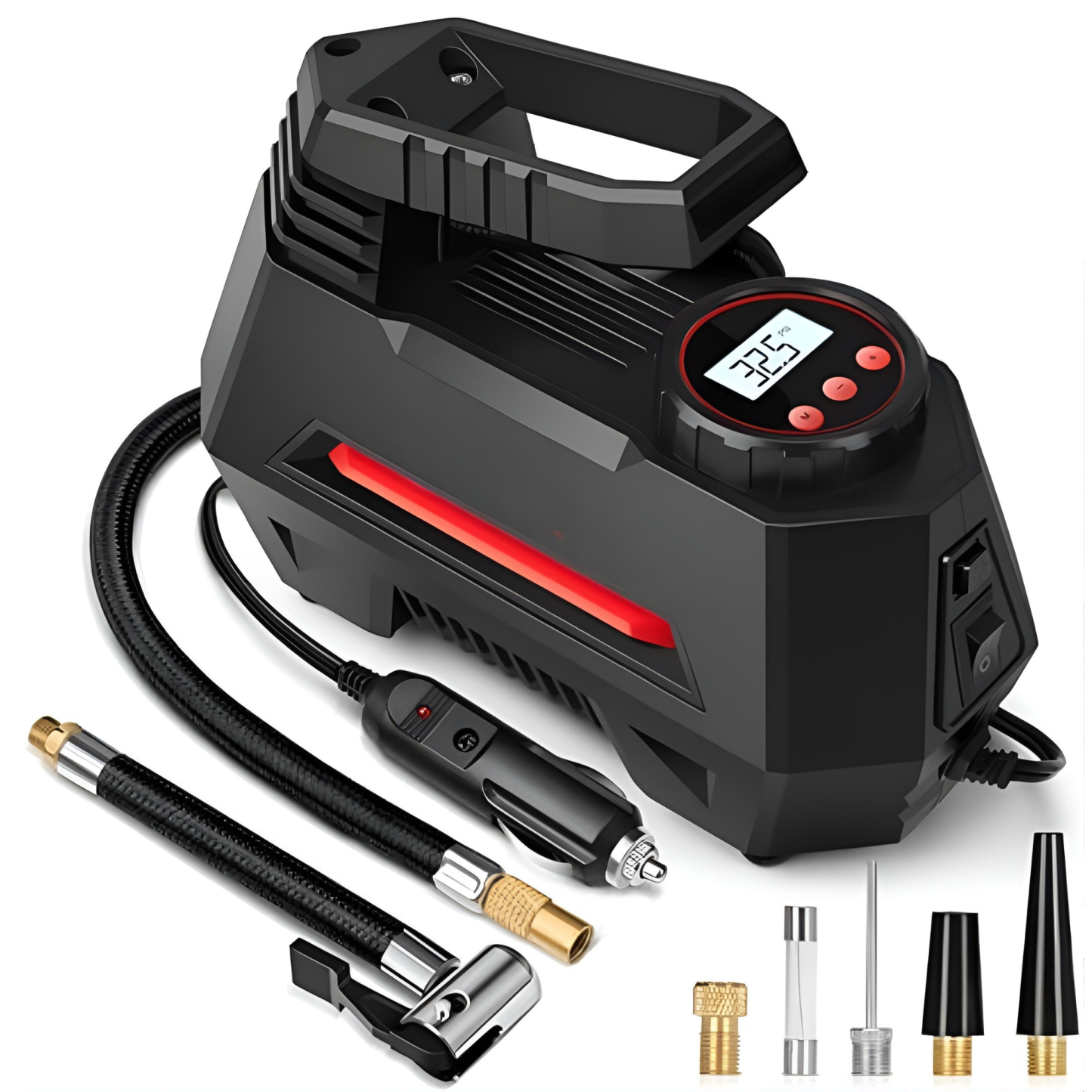 Digital Tire Inflator with LED Light