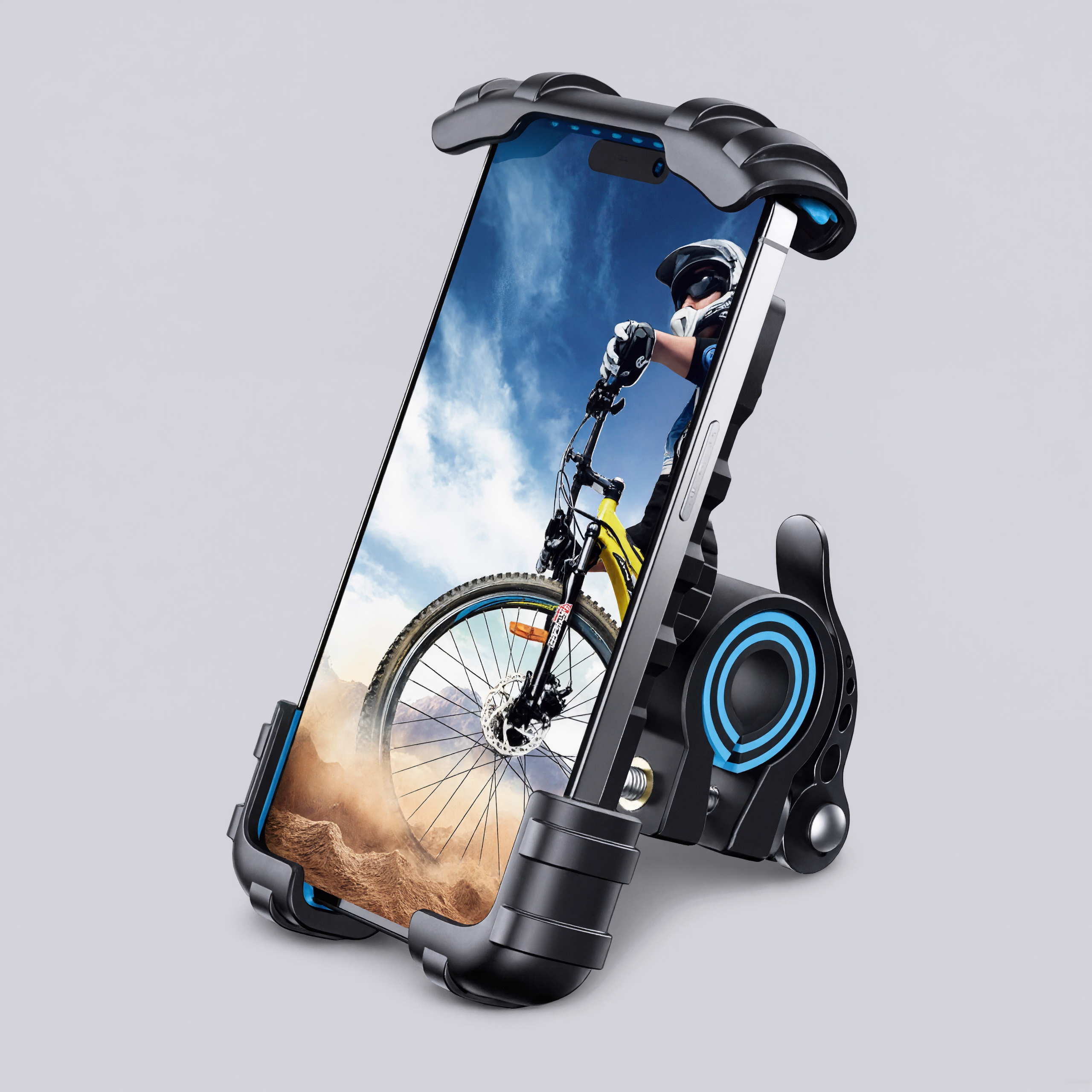 Bike Phone Motorcycle Mount Holder Handlebar Cell Phone Clamp