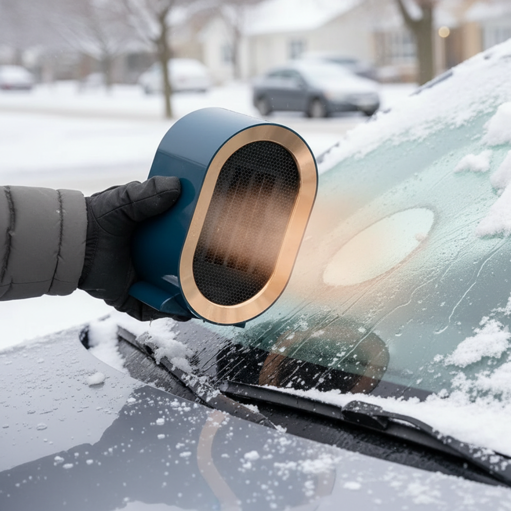 Portable Electric Heater With Fast Heating And Two Speed Settings