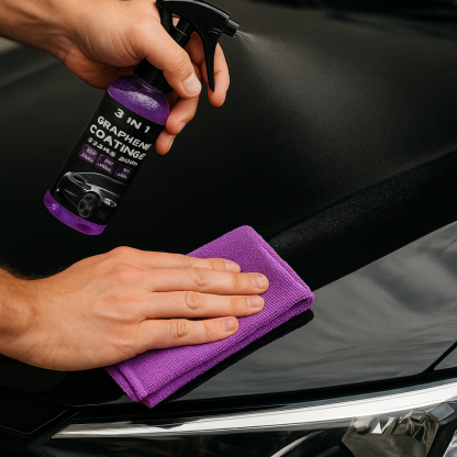 3 In 1 Vehicle Coating Spray For Shine Use-Wireless Car Play Tech