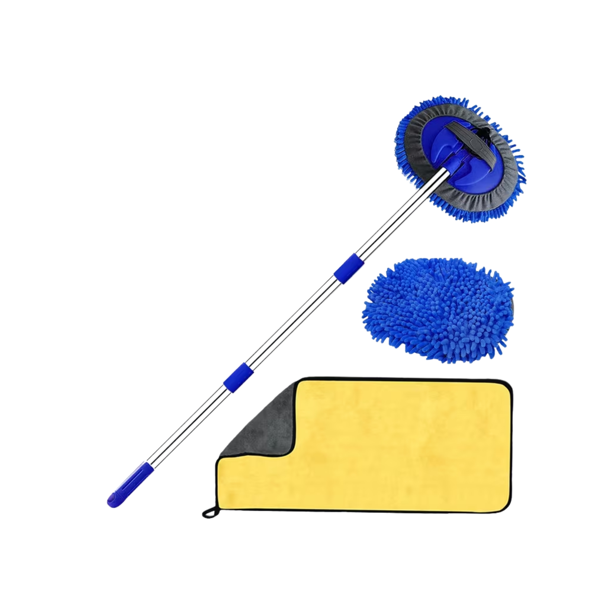 47.5 Inch Microfiber Car Wash Brush Mop With Long Handle