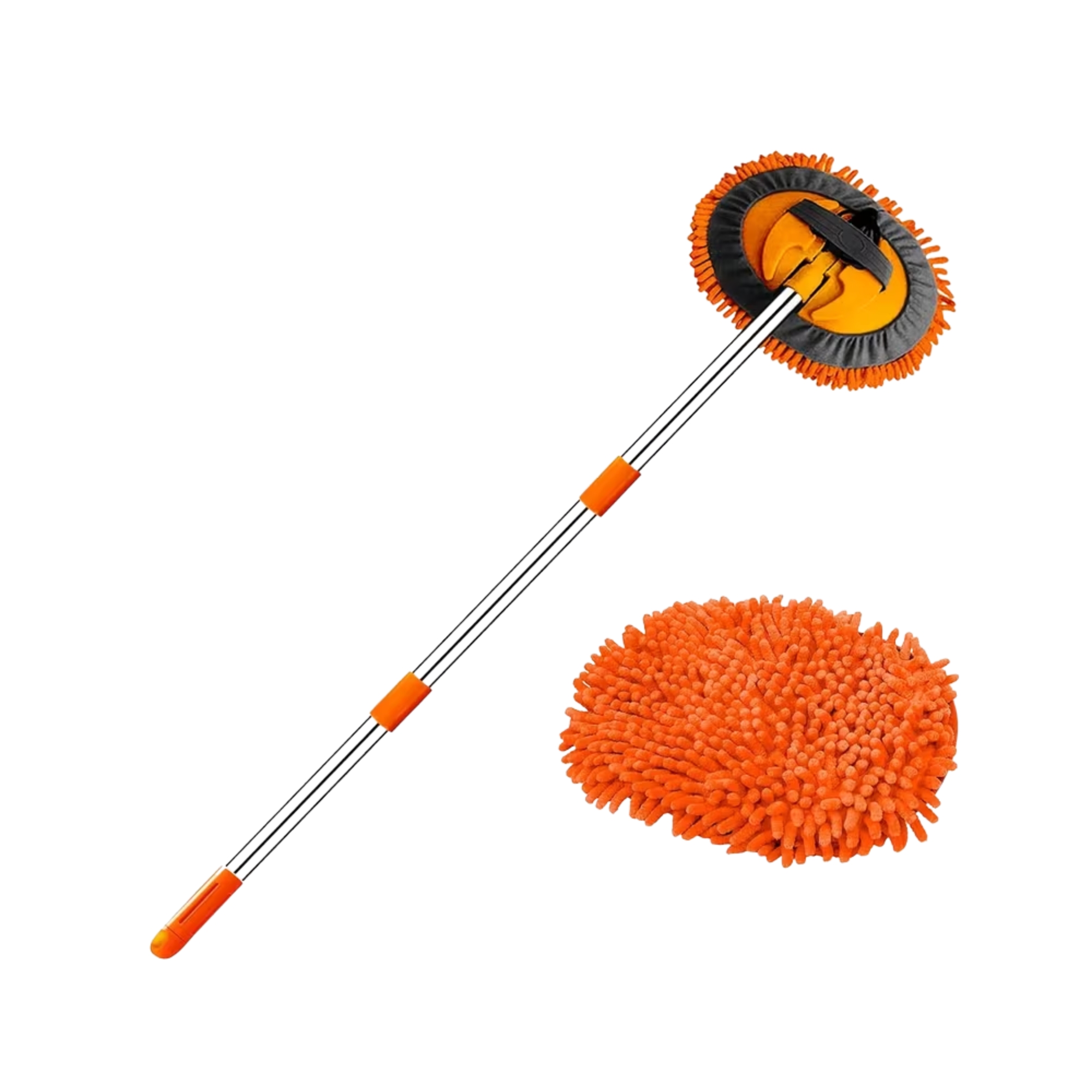 47.5 Inch Microfiber Car Wash Brush Mop With Long Handle