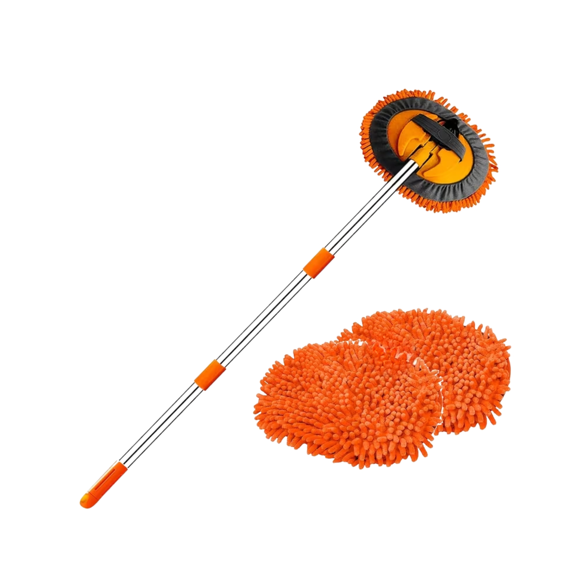 47.5 Inch Microfiber Car Wash Brush Mop With Long Handle