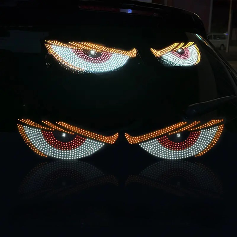Animated Design LED Light With 11 Modes For Car Windshield 