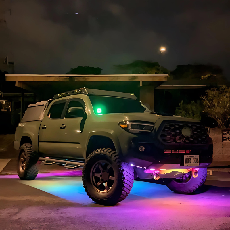 Under Glow Kit LED Color Chasing Kit-Wireless Car Play Tech