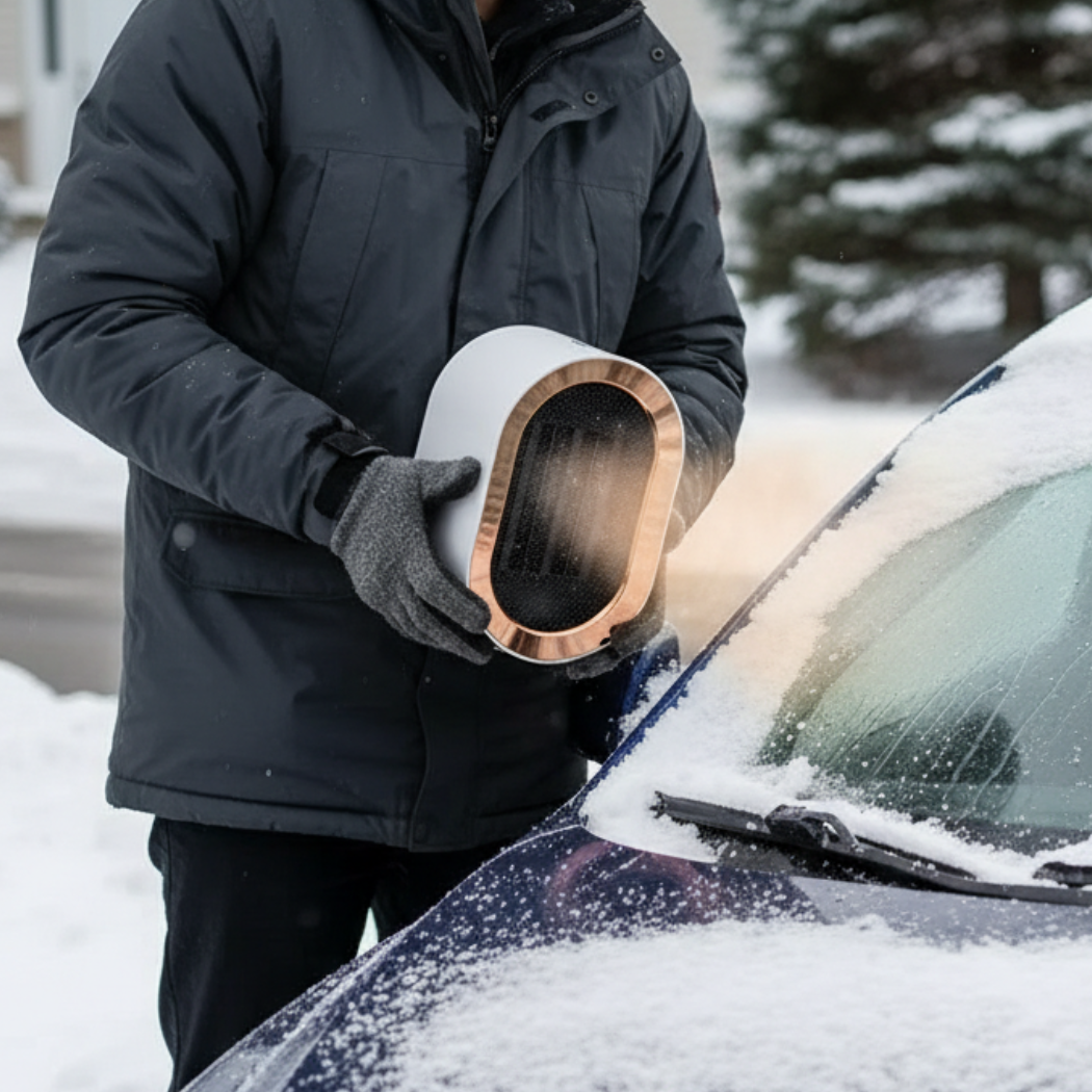 Portable Electric Heater With Fast Heating And Two Speed Settings