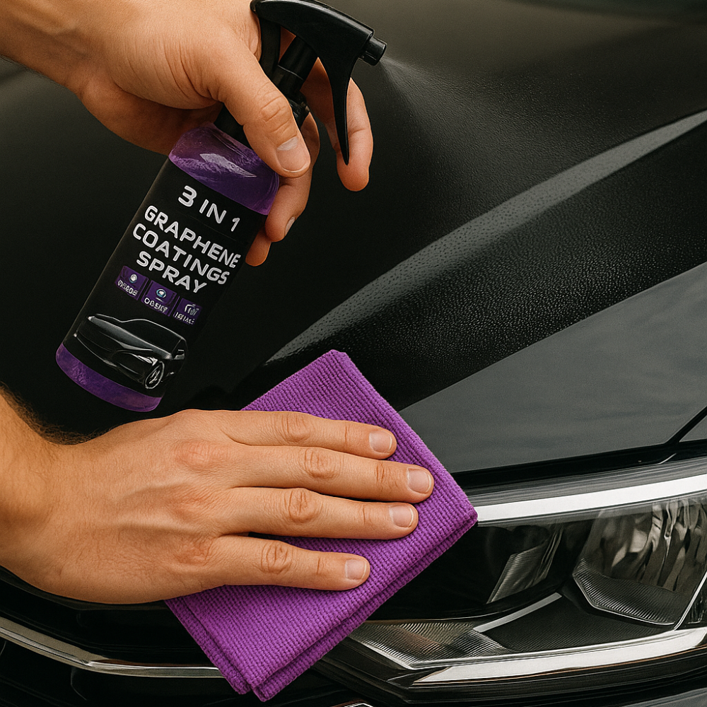 3 In 1 Vehicle Coating Spray For Shine Use-Wireless Car Play Tech