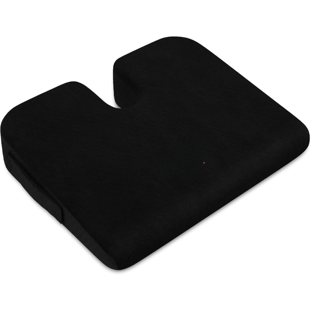 Memory Foam Seat Cushion For Car Desk Travel Support-Wireless Car Play Tech