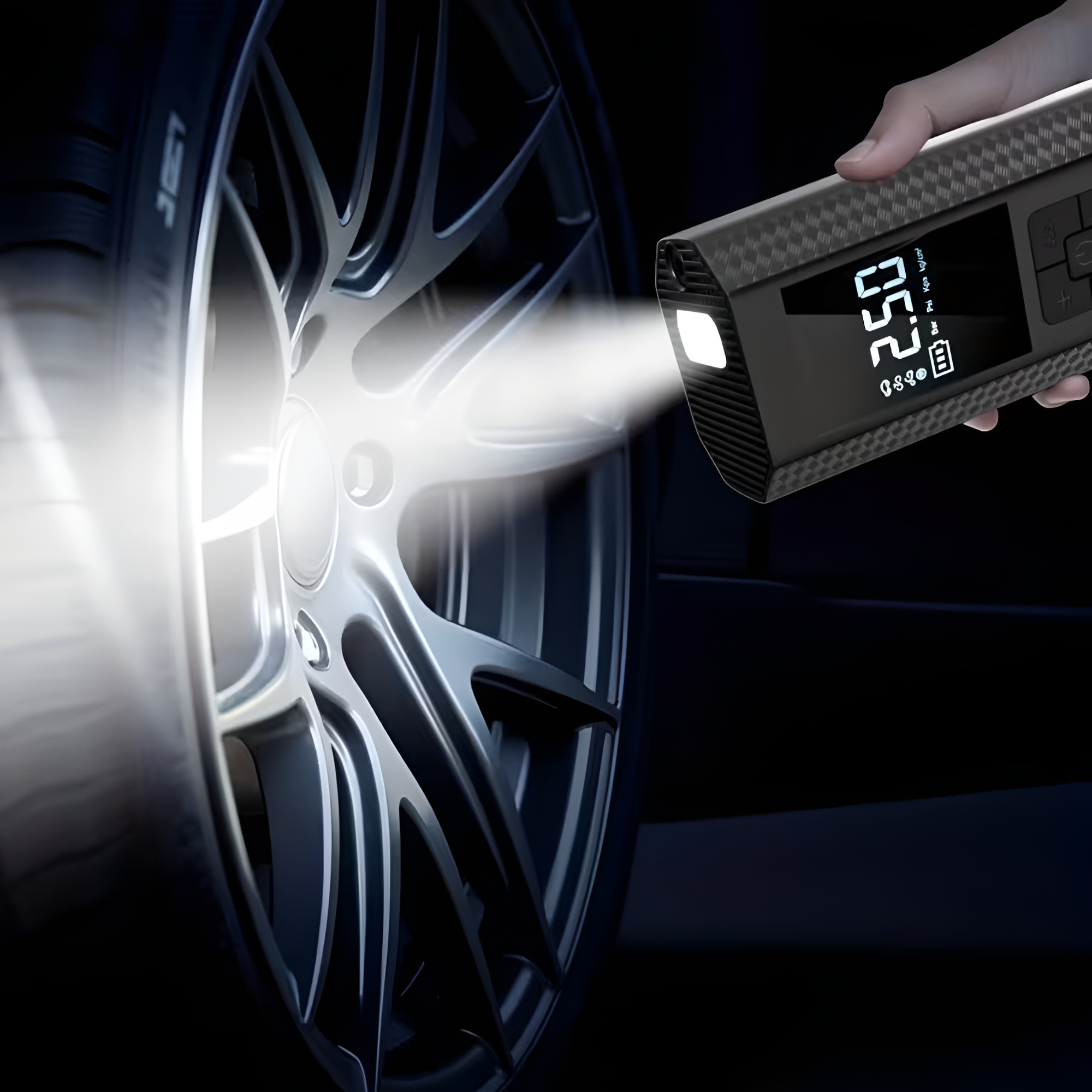 Portable 150 PSI Cordless Tire Inflator With Digital Display