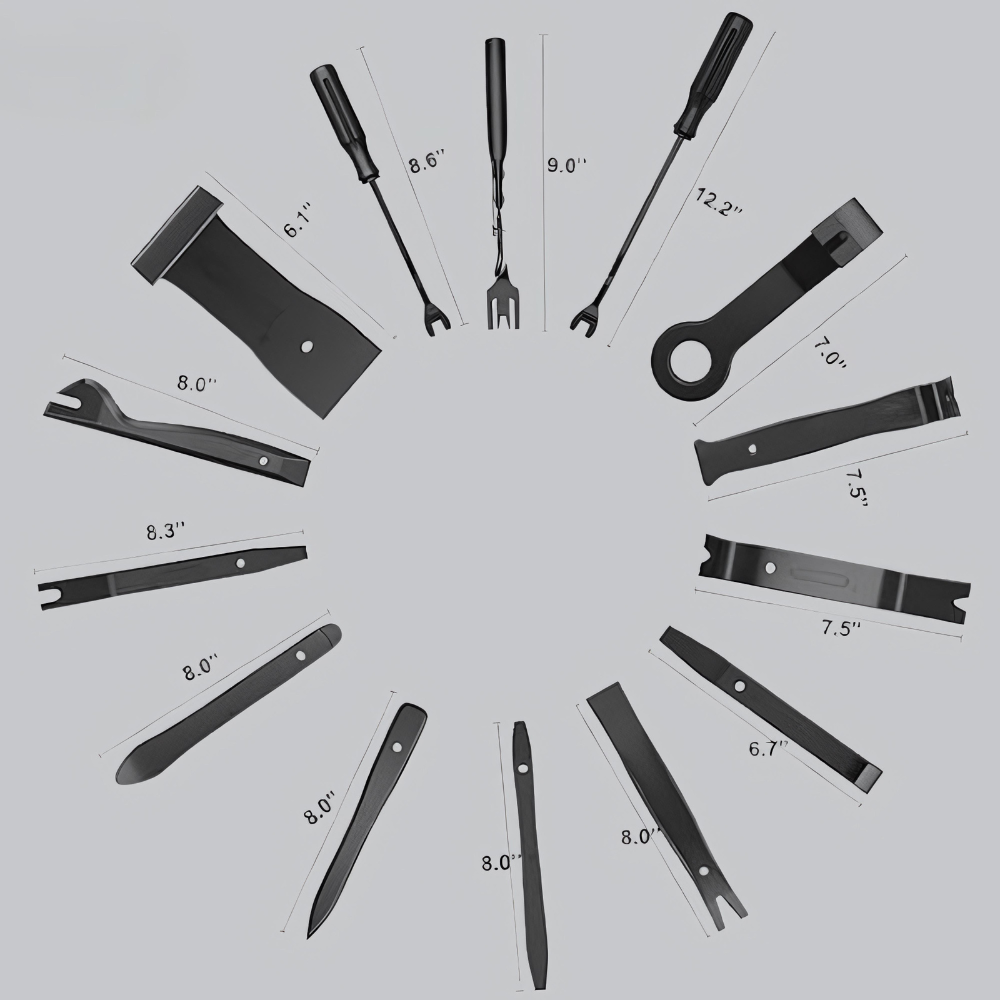 238Pcs Bumper Retainer Clips Set