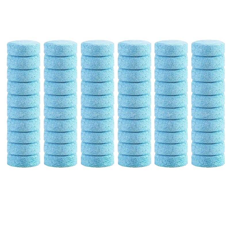 60 Piece Of Car Windshield Washer Cleaning Tablets For Glass Cleaning