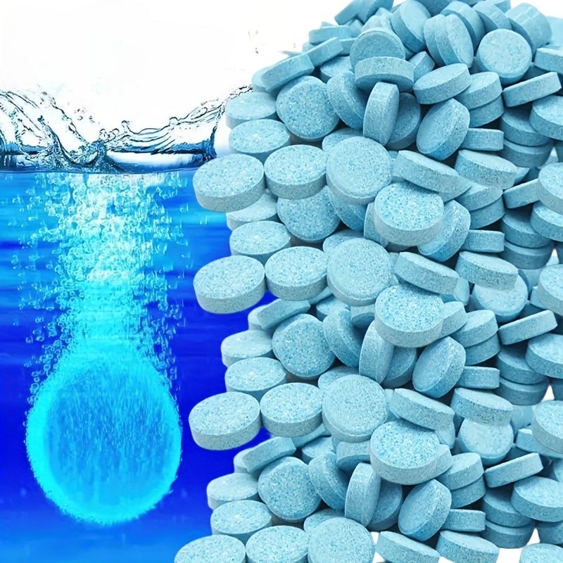 60 Piece Of Car Windshield Washer Cleaning Tablets For Glass Cleaning