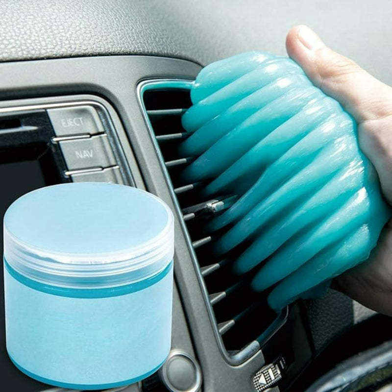 Multi Surface Cleaning Gel With Reusable Dust Remover Tool-Wireless Car Play Tech