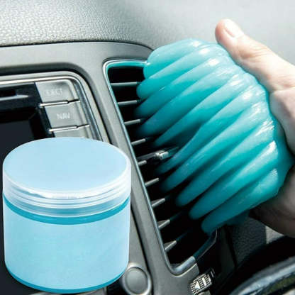 Multi Surface Cleaning Gel With Reusable Dust Remover Tool-Wireless Car Play Tech