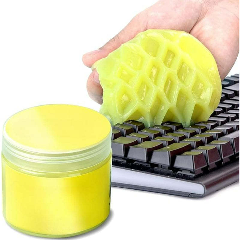 Multi Surface Cleaning Gel With Reusable Dust Remover Tool-Wireless Car Play Tech