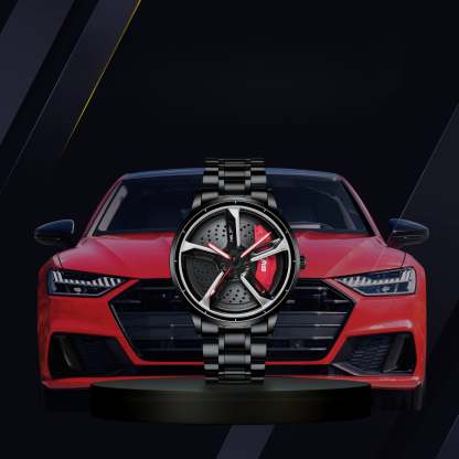Racing Series  Wheel Rim Dial Watches-Wireless Car Play Tech